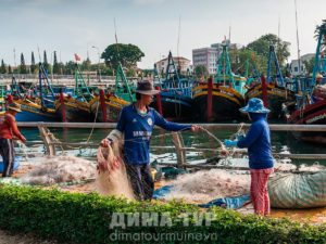Экскурсии : Рыбаки в городе Фантьет, Муйне