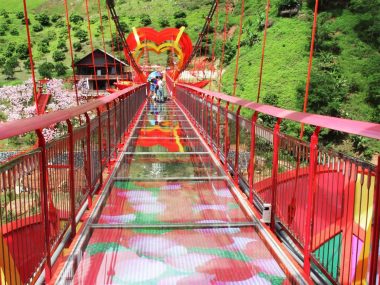 5D стеклянный мост любви во Вьетнаме