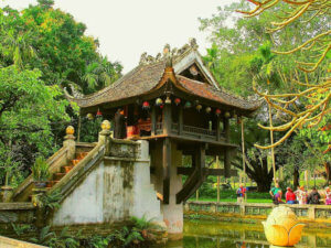 Буддийские храмы во Вьетнаме. Пагода на одном столбе в Ханое (Chùa Một Cột)