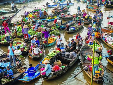 Плавучие рынки Вьетнама
